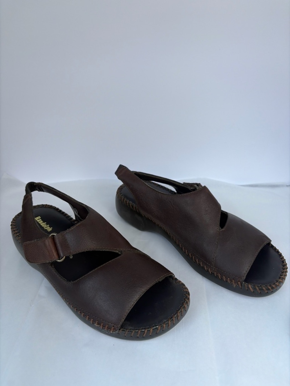 Randolph Woman’s 9, Brown Leather Sandals